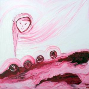 Alizarian Crimson Girl In The River Of Red Wine